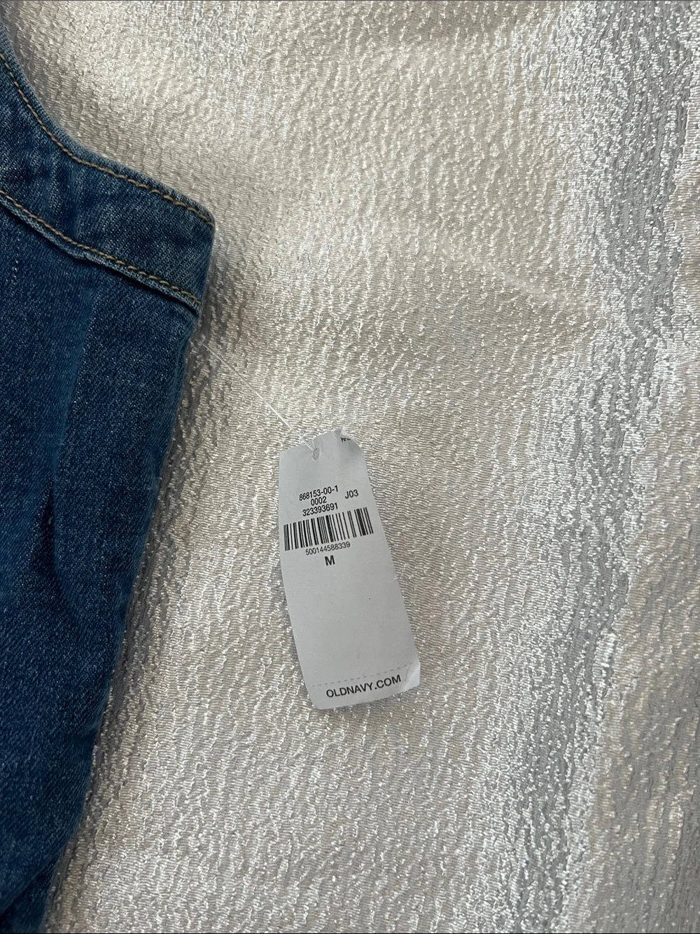 Old Navy Dark Blue Denim Button-Front Tank set with pants (size 4)